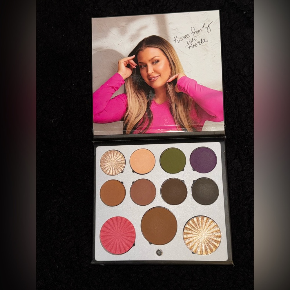 OFRA Eyeshadow Palette - Tan, Green, Purple, Gold Selection